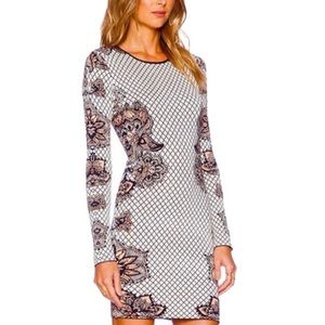 Torn by Ronny Kobo Black Mammie Jaquard Dress